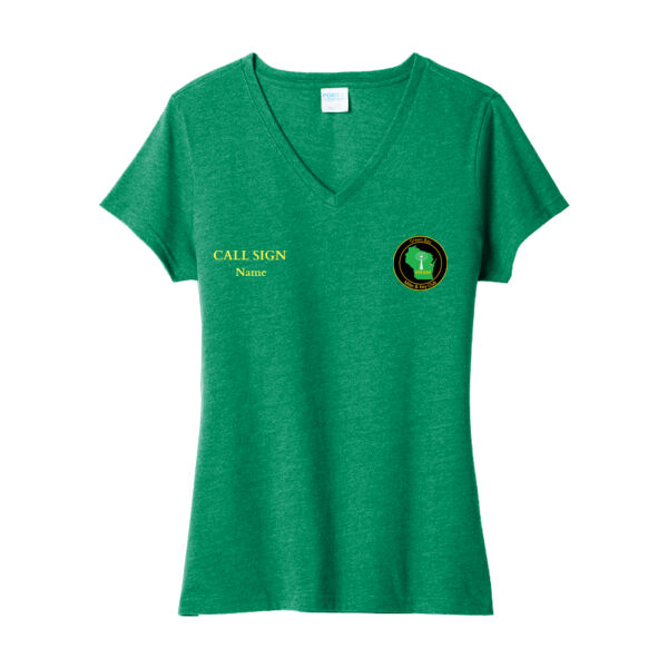 GBM&KC -  Women's Fan Favorite Blend V Neck Tee Thumbnail