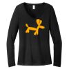 Women's Long Sleeve V Neck Tee Thumbnail
