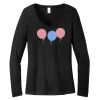 Women's Long Sleeve V Neck Tee Thumbnail