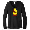 Women's Long Sleeve V Neck Tee Thumbnail