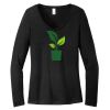 Women's Long Sleeve V Neck Tee Thumbnail