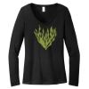 Women's Long Sleeve V Neck Tee Thumbnail