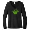 Women's Long Sleeve V Neck Tee Thumbnail