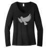 Women's Long Sleeve V Neck Tee Thumbnail