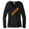 Women's Long Sleeve V Neck Tee Thumbnail